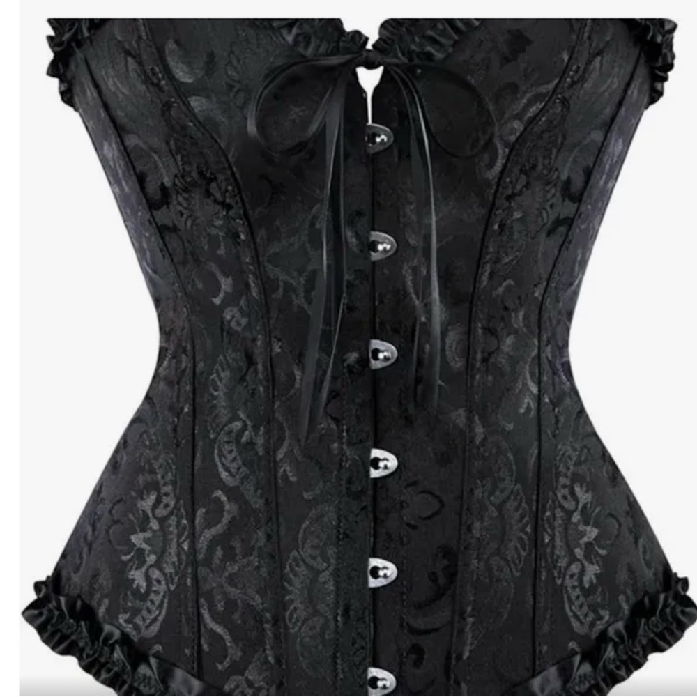Elegant Black Lace Corset